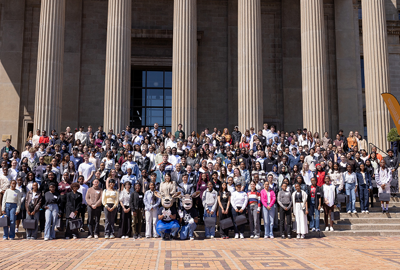 Top Applicants gathered at the Wits Great Hall